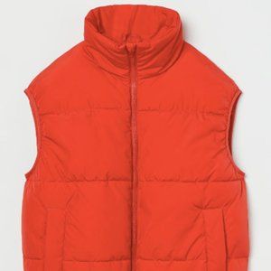 H&M Oversized Vest Orange-Red